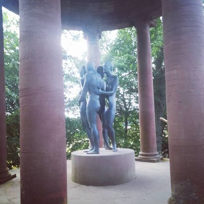 #templeofthemuses #scottishborders #tweedvalley #muses #sculpture