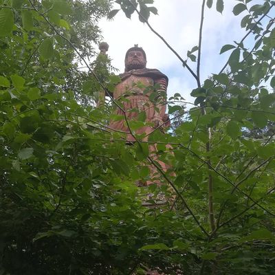 #williamwallace #scottishborders #tweedvalley #statue